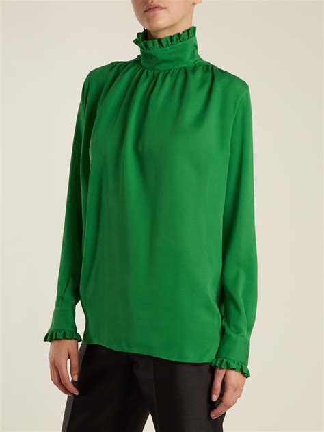 gucci blouse hreen|gucci blouses images.